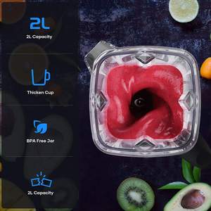 <span class=keywords><strong>Robot</strong></span> culinaire numérique 2000W sans BPA, 9 vitesses variables, <span class=keywords><strong>mixeur</strong></span>-broyeur pour aliments secs et humides, pour usage domestique et hôtelier - Product Image 6