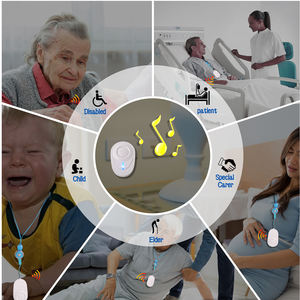 5ระดับเสียง400เมตรระยะทางกันน้ำผู้ดูแลเพจเจอร์ปุ่มโทรแจ้งเตือนระฆังประตูออดไร้สาย - Product Image 2