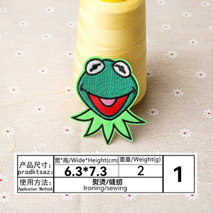 Tùy Chỉnh Sắt Trên Các Bản Vá Lỗi Cho Bán Máy Thêu Phim Hoạt Hình Cầu Vồng Ếch Thẻ Cho Quần Áo Trang Trí Và Sửa Chữa Lỗ - Product Image 6
