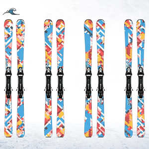 Esquís Personalizados, Juego Completo de Esquís Personalizados, <span class=keywords><strong>Fijaciones</strong></span>, Enfoque en Estilo Libre y Parque, para Hombres y Mujeres Adultos, Núcleo Ligero de Madera Compuesta, Fácil Maniobrabilidad - Product Image 1