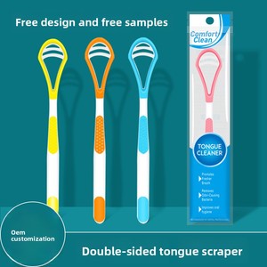 Cepillo de Doble Cara con Mango Cómodo, Limpiador de <span class=keywords><strong>Lengua</strong></span> de Silicona Profesional, Higiénico, Reutilizable <span class=keywords><strong>y</strong></span> Portátil para una Limpieza Profunda - Product Image 5
