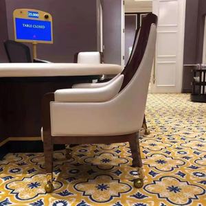 Sillas giratorias ajustables de cuero sintético para casino, sillas de Club para muebles comerciales - Product Image 3