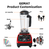 Elektrische Nationale Blander Duitse Zware Industriële Fruit Maker Machine Commerciële Molen Mixer Sapcentrifuge Blender