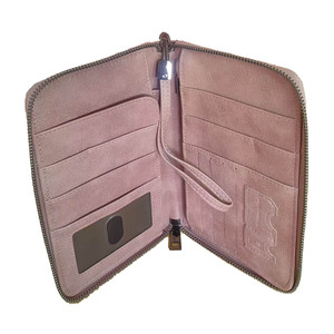 Portefeuille de voyage personnalisé pour femme en <span class=keywords><strong>cuir</strong></span> PU <span class=keywords><strong>rose</strong></span>, avec protection RFID, pour passeport familial, <span class=keywords><strong>porte</strong></span>-cartes zippé, organiseur, <span class=keywords><strong>porte</strong></span>-cartes à poignet - Product Image 5