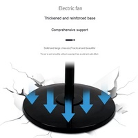 Ventilateurs à hauteur réglable pour la maison, réglage grand angle, 16 pouces, charge solaire, ventilateur sur pied, ventilateur électrique solaire AC/DC, ventilateur sur pied