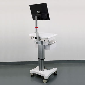 Chariot médical réglable, adapté aux rondes en salle d'hôpital, aux chariots pour ordinateurs portables et aux chariots de travail pour l'information. - Product Image 3