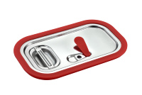 Edelstahl- und Silikon-GN-Behälterdeckel für Restaurant- und Hotelausstattung