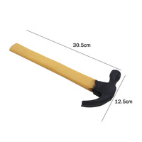 Marteau Rétractable Réaliste pour Close-up, Accessoire de Magie Comique en Caoutchouc pour Débutants