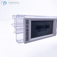 Hiplastics ABINC53 PVC ESL étiquette de prix numérique porte-étiquette électronique avec installation facile pour les étagères de supermarché