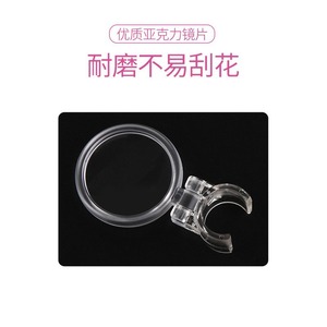 Acrylic <b>Ear</b> <b>Pick</b> Magnifying Glass With Led Light Rotating <b>Ear</b> Cleaning Tool Transparent For <b>Ear</b> Wax Removal - Product Image 1