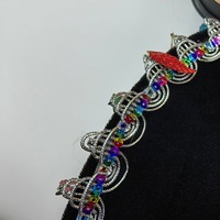 Sombrero Vaquero Estrella Brillante Estilo Western con Borlas de Hojas Coloridas y Ala Ancha para Fiesta, Festival, Cosplay y Actuaciones Escénicas