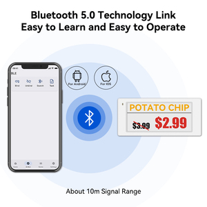 Hipoink thông minh Bán lẻ giải pháp Bluetooth ESL 2.66 inch bốn màu điện tử hiển thị nhãn kệ - Product Image 3