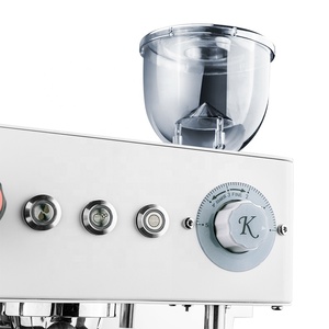 En stock: Máquina de café espresso comercial de alta calidad con bomba rotativa y manómetro profesional, de grano a taza, para café caliente. - Product Image 4