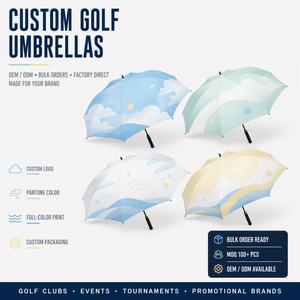 Parapluie de golf en gros 54 60 68 72 pouces, parapluie coupe-vent personnalisé avec logo pour la pluie et le soleil, équipement de pluie robuste pour l'extérieur - Product Image 6