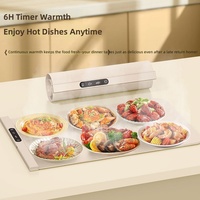 Tragbare Silikon-Speisenwärmematte Elektrische Wärmeplatte mit Konstanter Temperatur 300W Wasserdicht für Familienessen und Catering