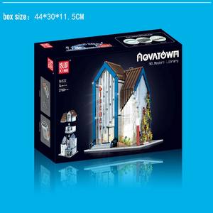 Moule roi 16022 Bibliothèque Moderne Bâtiment 2788 Pièces MOC Briques Électrique avec Pleine Lumière Modèle Ensemble STEM Collectible <span class=keywords><strong>Bloc</strong></span> - Product Image 6