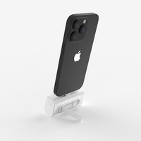 Cargador Portátil Magnético 2 en 1 con Diseño de Lápiz Labial, Carga Rápida de 15W, Tipo-C, Base para Reloj, Estación de Carga Móvil