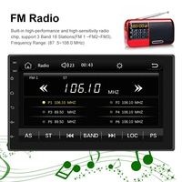 Autoradio con Android 13 de 7 Pulgadas Reproductor para Coche 1+16G 2 Din con Bluetooth FM CarPlay Inalámbrico y Android Auto