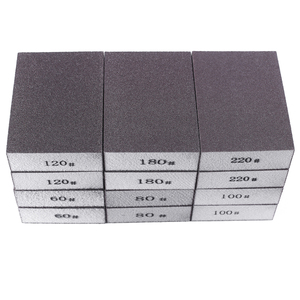 Bloque de Lijado de Esponja de Cuatro Lados, Papel de <span class=keywords><strong>Lija</strong></span> Ultrafino Resistente <span class=keywords><strong>al</strong></span> <span class=keywords><strong>Agua</strong></span> para Madera, Ladrillo, Muebles, Modelos, Pulido y Lijado - Product Image 5