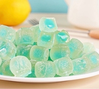 500g/sac Bonbons gélifiés acidulés à la menthe et aux fruits, assortiment de friandises à mâcher, pack varié de bonbons