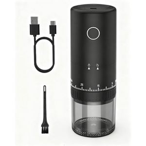 Nuevo Molinillo de Café Eléctrico Portátil Recargable por USB 2025 con 38 Niveles de Ajuste, Mini Molinillo de Granos de Café Cuadrado de Cerámica - Product Image 1