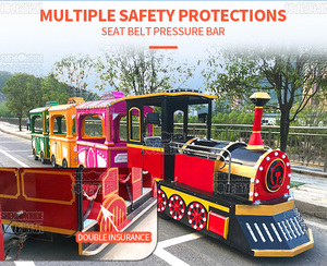 Train électrique sans rails de haute qualité de la marque SHENLONG à vendre, manège de parc à thème pour enfants avec lumières LED - Product Image 6