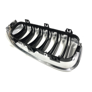 <span class=keywords><strong>Pour</strong></span> bmw GT F34 M3 double lattes chrome noir pare-chocs avant de voiture grille grillagée - Product Image 4