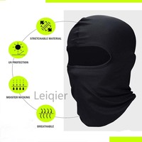 Masque de ski intégral respirant avec logo personnalisé, protection solaire, masque de cyclisme extérieur pour le sport, logo imprimé, masque de ski et de cyclisme
