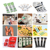 Machine d'emballage automatique multifonctionnelle pour sachets de nourriture pour chats, en acier inoxydable, portable, pour sachets de nourriture sèche pour animaux de compagnie