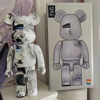Ours en briques personnalisés à faire soi-même, 400% 28cm, 1000% 70cm, ours vierges pour créer votre propre Bearbrick