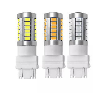 Ampoules stroboscopiques BAY15D BA15S 1156 1157 7440 3156 rouge ambre blanc <span class=keywords><strong>Flash</strong></span> 33smd 5630 Led ampoule couleur - Product Image 5