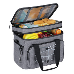 Bolsa Térmica para Picnic, Nevera Portátil Plegable, Bolsa de Refrigeración Grande a Prueba de Fugas para Camping, Viajes y Playa - Product Image 1
