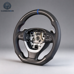 Volante LED de Fibra de Carbono Personalizado para BMW F 316i 320i 328i F30 F20 F21 F22 F30 F31 F32 F33 F34 X3 X4 X5 X6 520 525 530 - Product Image 2