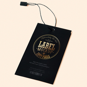 Calcetín de zapato de marca privada personalizado de lujo <span class=keywords><strong>Etiquetas</strong></span> colgantes en relieve <span class=keywords><strong>Etiquetas</strong></span> de cuero de plástico de PVC de papel impreso <span class=keywords><strong>para</strong></span> bolsas de ropa - Product Image 2
