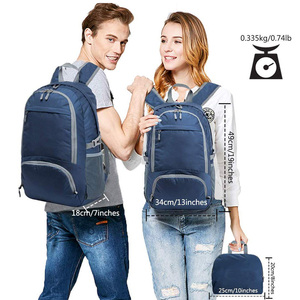 <span class=keywords><strong>Sac</strong></span> <span class=keywords><strong>à</strong></span> <span class=keywords><strong>dos</strong></span> de randonnée résistant <span class=keywords><strong>à</strong></span> l'eau et léger en polyester et nylon avec LOGO personnalisé <span class=keywords><strong>petit</strong></span> <span class=keywords><strong>sac</strong></span> <span class=keywords><strong>à</strong></span> <span class=keywords><strong>dos</strong></span> de voyage <span class=keywords><strong>pliable</strong></span> pour le camping en plein air - Product Image 2