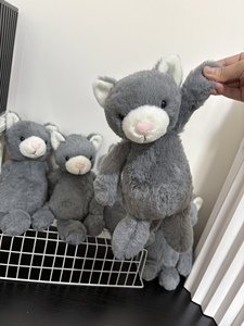 도매 31cm 봉제 인형 부드러운 장난감 새끼 고양이 - 젤리캣 스타일 수줍은 고양이 어린이용 및 선물 가게 대량 주문 - Product Image 5