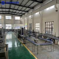 Machine d'embouteillage d'eau minérale automatique XGF18-18-6, solution clé en main, contrôle PLC complet, ligne de remplissage d'eau pure en bouteille PET