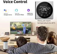 Nest Termostato Wifi Controlador de temperatura Smart Life APP Control remoto para calefacción eléctrica Caldera de gas de agua, Alexa Google