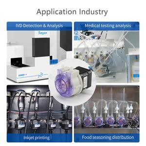 JIHPUMP 24v 12v <span class=keywords><strong>6v</strong></span> גבוהה זרימת טעינה קלה משאבת מיני מיקרו קטן מינון צעד peristaltical משאבות שאיבה peristaltic משאבת - Product Image 6