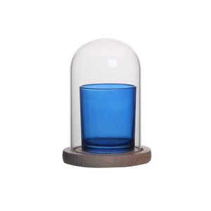 Rõ ràng <span class=keywords><strong>Glass</strong></span> cloche hiển thị <span class=keywords><strong>Dome</strong></span> với gỗ cơ sở trang trí <span class=keywords><strong>Glass</strong></span> Bell Jar cây Huy chương Antique sưu tầm giáng sinh trang trí nội thất - Product Image 6