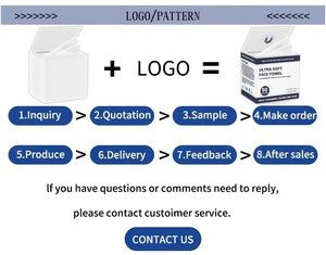 Serviettes en <span class=keywords><strong>coton</strong></span> 100% personnalisées avec logo, lingettes démaquillantes, ultra douces, jetables - Product Image 4
