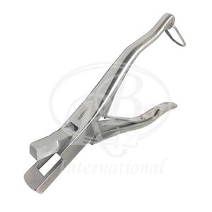 Cisaille à oreilles en acier inoxydable avec encoche carrée de 6 pouces, coupe des encoches de 8 mm, autres instruments vétérinaires - Product Image 1