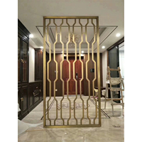 Paravent moderne en acier inoxydable, multifonctionnel, intérieur/extérieur, taille et motif personnalisables, garantie 5 ans et plus, BOSI