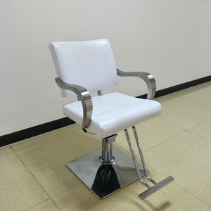 เก้าอี้ตัดผมปรับระดับได้ หมุนได้ โครงอะลูมิเนียม สำหรับร้านทำผม - Product Image 4