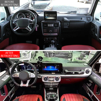 Modification et amélioration de l'intérieur de la voiture W463 2002-2018, intérieur de luxe, nouveau tableau de bord pour Mercedes-Benz Classe G W463, mise à niveau 800