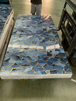 Panel Dinding PVC Lapis UV Marmer High Gloss SHUREN NEW MATERIALS Tahan Air Anti Gores Papan UV untuk Latar Belakang TV dan Kabinet