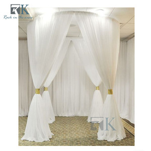 Minimalist Pipe Drape for Church/Wedding/Event Detachable Circular Decor Pipe Kit - Product Image 5