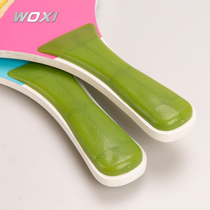 Công ty Quà Tặng bãi biển trò chơi mái chèo Vợt Tennis tùy chỉnh in logo Trọng lượng nhẹ bằng gỗ bãi biển vợt - Product Image 4