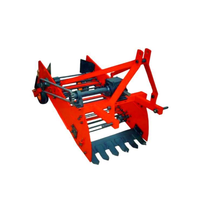 Récolteuse de tubercules souterraine entièrement automatique à vibration de chaîne haute efficacité pour la séparation du sol, pour la récolte de pommes de terre et de patates douces