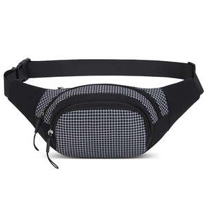 Sac bandoulière unisexe de haute qualité, sac de cyclisme portable, petite sacoche de taille pour téléphone en nylon imperméable - Product Image 1